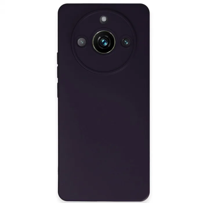 Newface Realme 11 Pro Kılıf Nano İçi Kadife Silikon - Mor