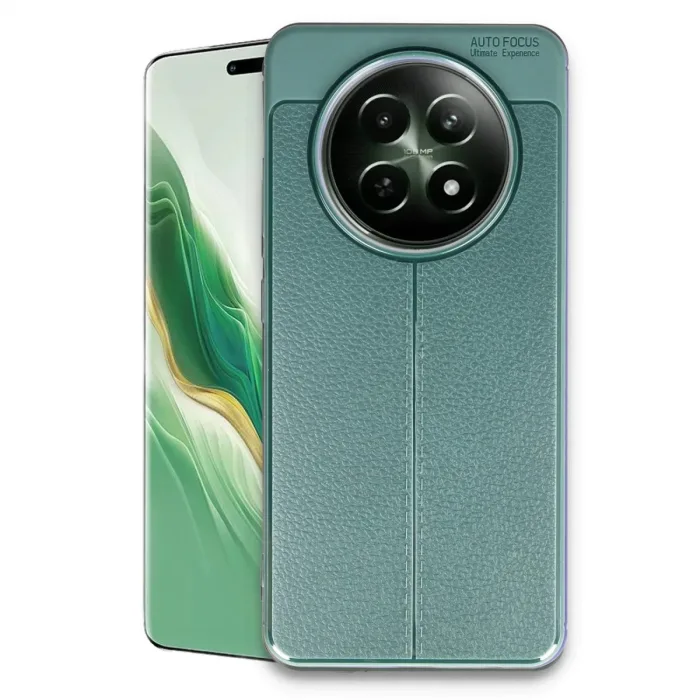 Newface Realme 12 5g Kılıf Auto Focus Kapak - Koyu Yeşil