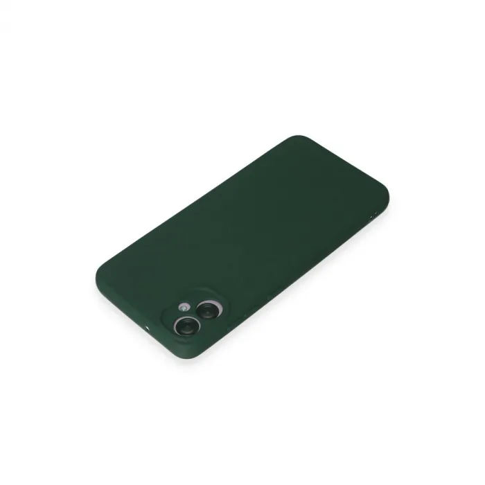 Newface Samsung Galaxy A05 Kılıf First Silikon - Koyu Yeşil