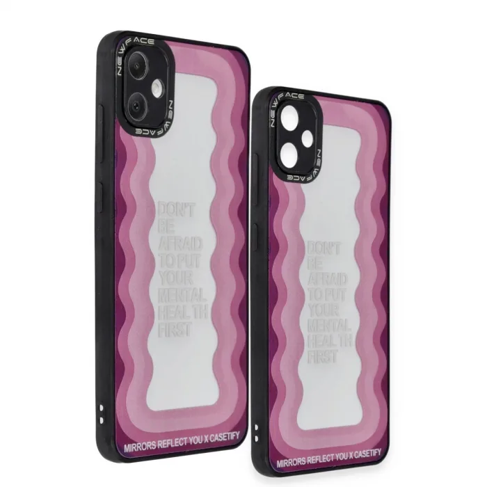 Newface Samsung Galaxy A05 Kılıf Mirror Desenli Kapak - Mirror - 11