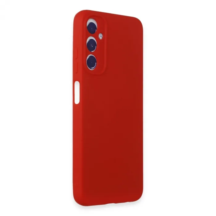 Newface Samsung Galaxy A05s Kılıf First Silikon - Kırmızı