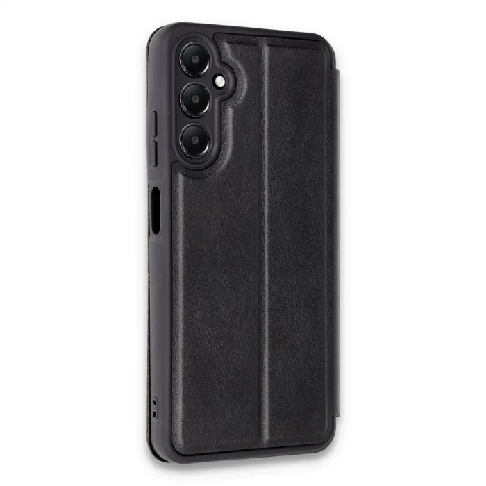 Newface Samsung Galaxy A05s Kılıf Flip Cover - Siyah