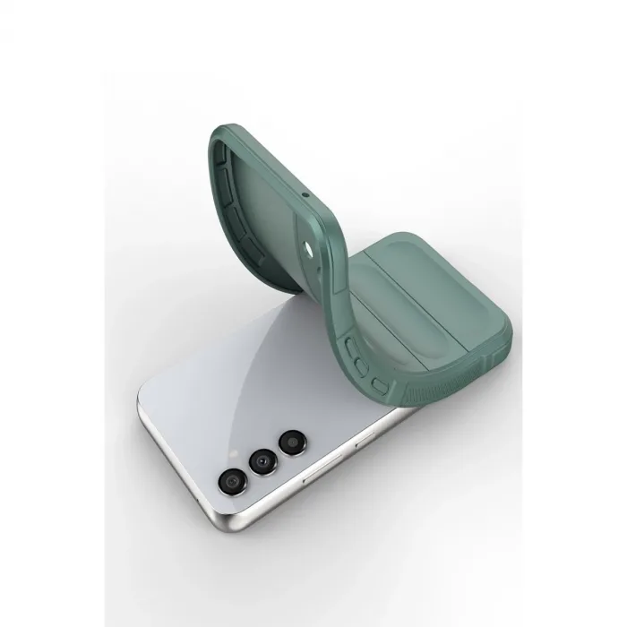 Newface Samsung Galaxy A05s Kılıf Optimum Silikon - Koyu Yeşil