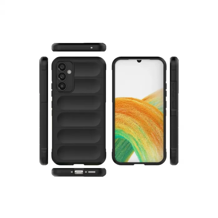 Newface Samsung Galaxy A05s Kılıf Optimum Silikon - Siyah