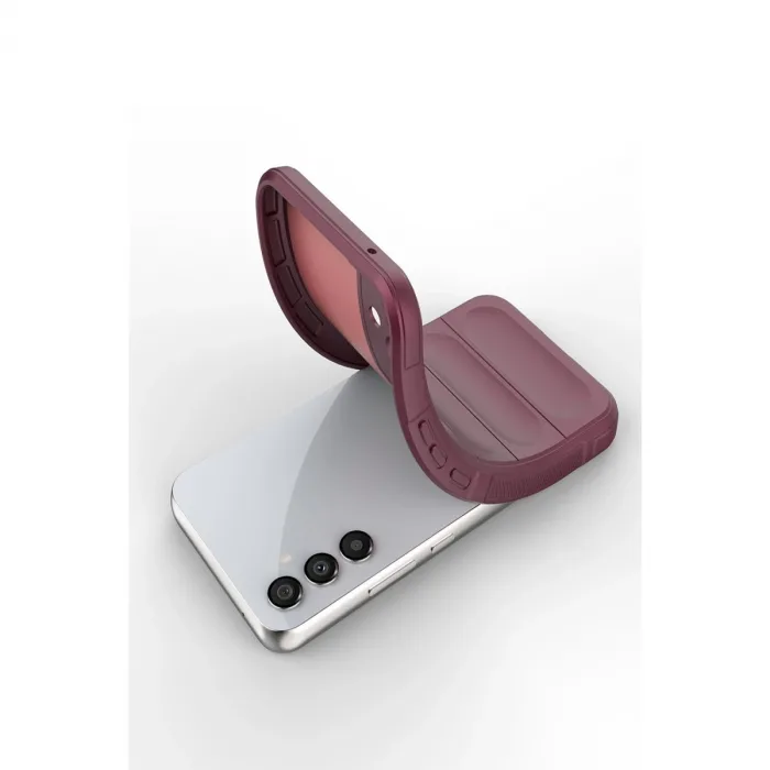 Newface Samsung Galaxy A15 4g Kılıf Optimum Silikon - Bordo