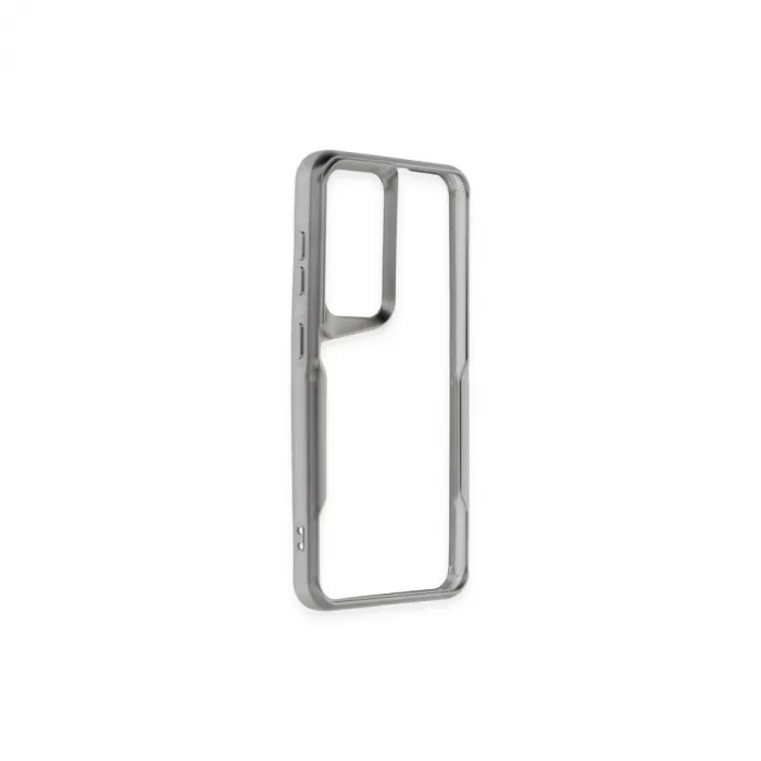 Newface Samsung Galaxy A35 5g Kılıf Boyi Silikon Kapak - Gümüş