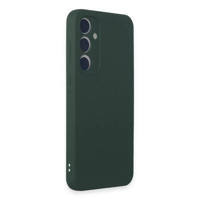 Newface Samsung Galaxy A35 5g Kılıf First Silikon - Koyu Yeşil