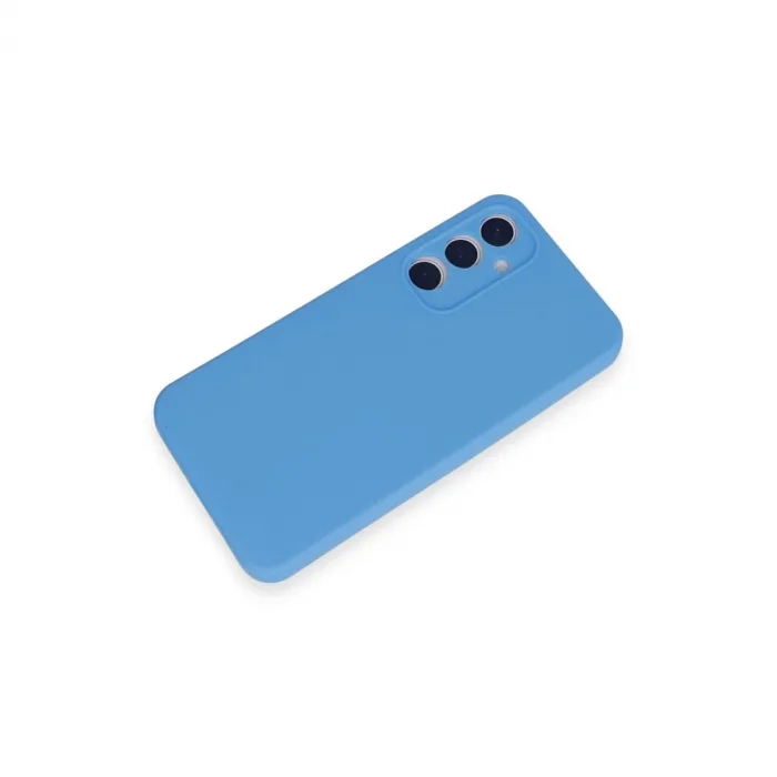 Newface Samsung Galaxy A35 5g Kılıf Nano İçi Kadife Silikon - Mavi