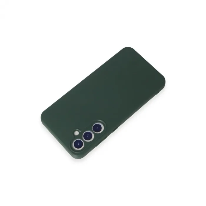 Newface Samsung Galaxy A55 5g Kılıf First Silikon - Koyu Yeşil