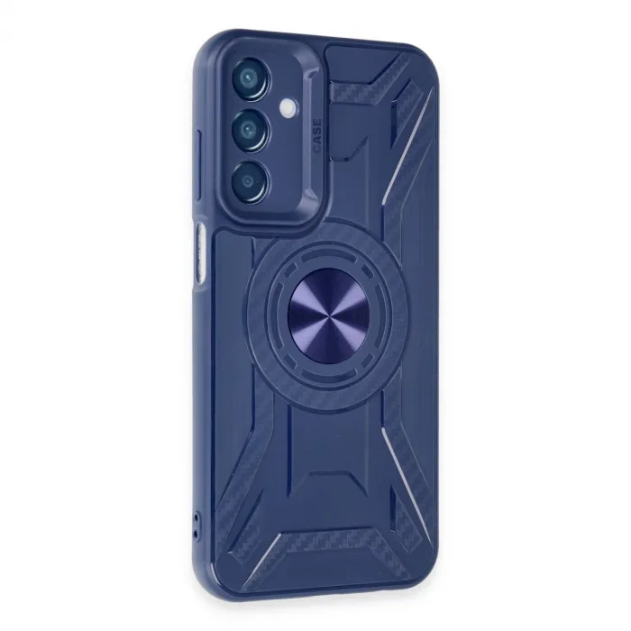 Newface Samsung Galaxy M15 Kılıf Lincoln Silikon - Lacivert