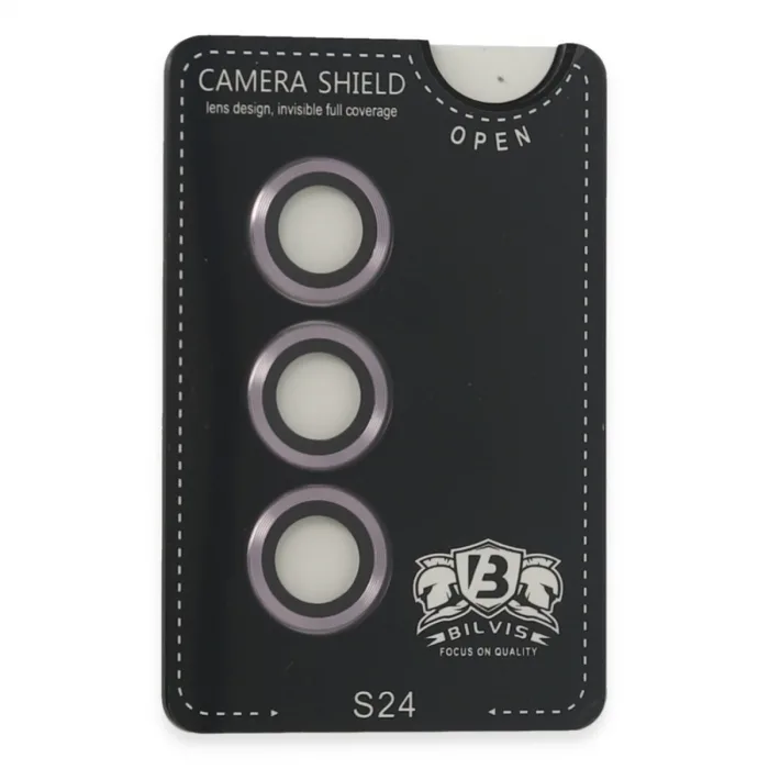 Newface Samsung Galaxy S24 Bilvis Titan Kamera Lens - Derin Mor