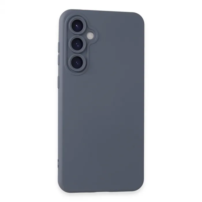 Newface Samsung Galaxy S24 Kılıf Nano İçi Kadife Silikon - Gri