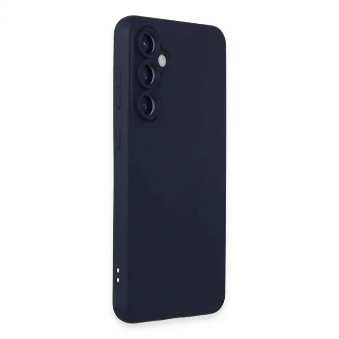 Newface Samsung Galaxy S24 Kılıf Nano İçi Kadife Silikon - Lacivert