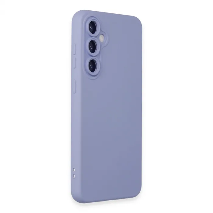 Newface Samsung Galaxy S24 Kılıf Nano İçi Kadife Silikon - Lila