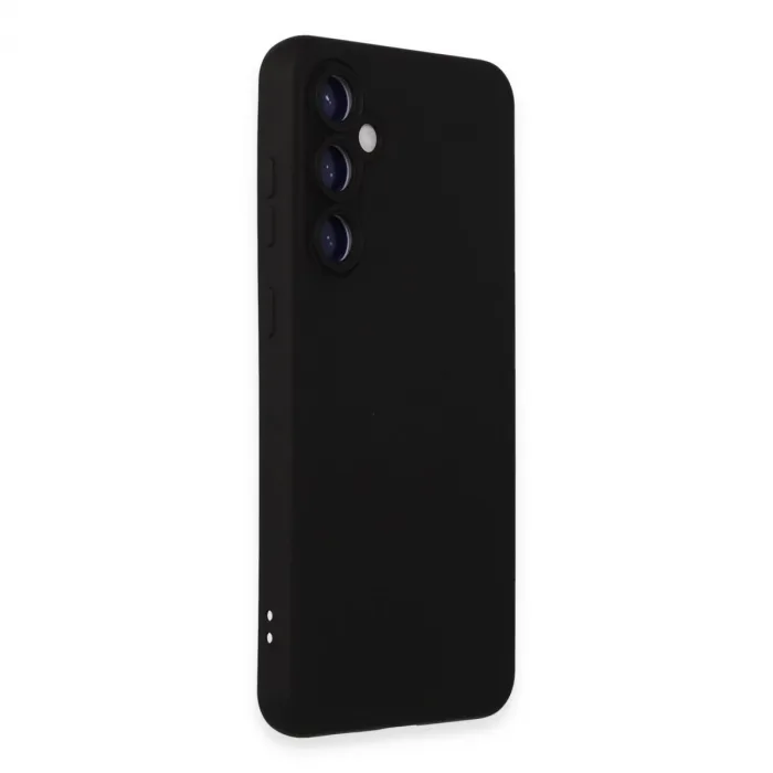 Newface Samsung Galaxy S24 Kılıf Nano İçi Kadife Silikon - Siyah