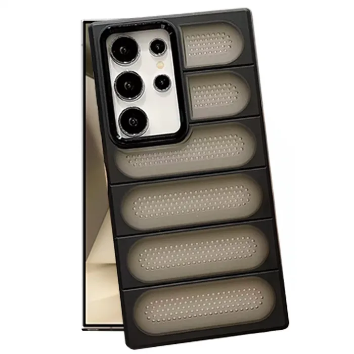 Newface Samsung Galaxy S24 Ultra Kılıf Airmax Silikon Kapak - Siyah