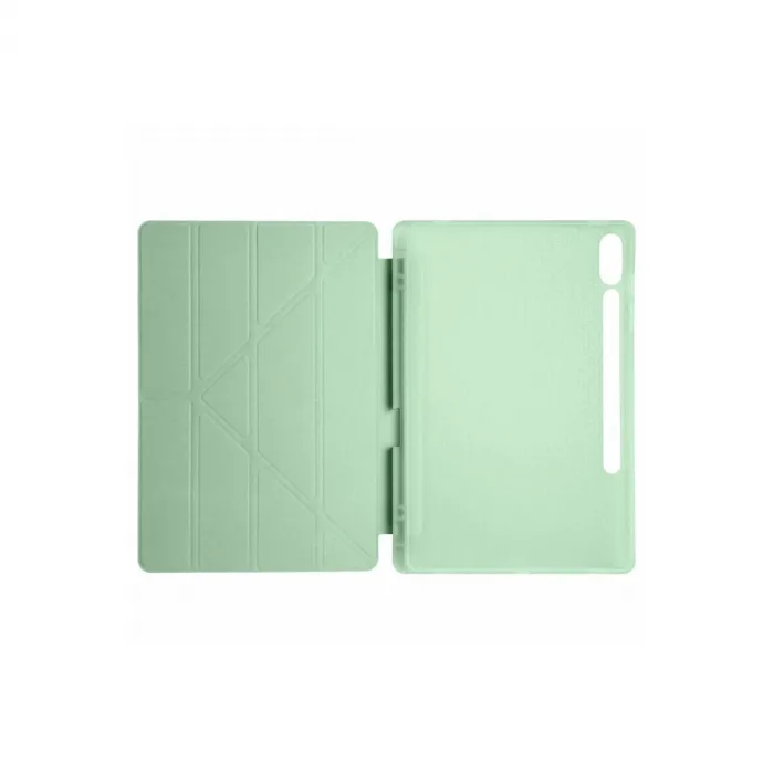 Newface Samsung Galaxy X610 Tab S9 Fe Plus 12.4 Kılıf Kalemlikli Mars Tablet Kılıfı - Açık Yeşil