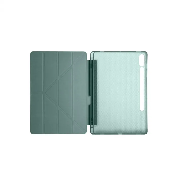 Newface Samsung Galaxy X610 Tab S9 Fe Plus 12.4 Kılıf Kalemlikli Mars Tablet Kılıfı - Koyu Yeşil