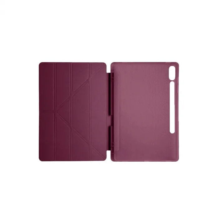 Newface Samsung Galaxy X610 Tab S9 Fe Plus 12.4 Kılıf Kalemlikli Mars Tablet Kılıfı - Mürdüm