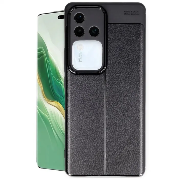 Newface Vivo V30 5g Kılıf Auto Focus Kapak - Siyah