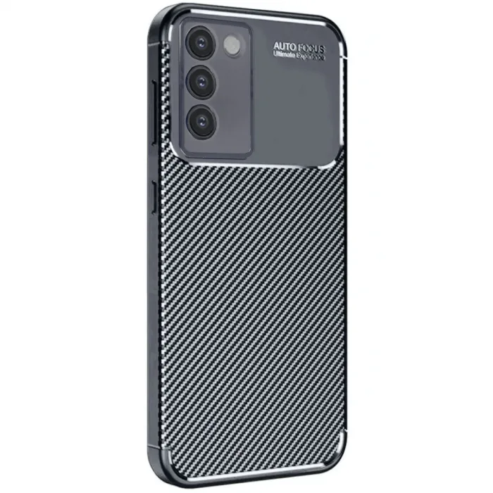 Newface Vivo V30 Lite 4g Kılıf Auto Focus Karbon Kapak - Siyah