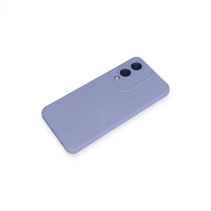 Newface Vivo Y17s Kılıf Nano İçi Kadife Silikon - Lila