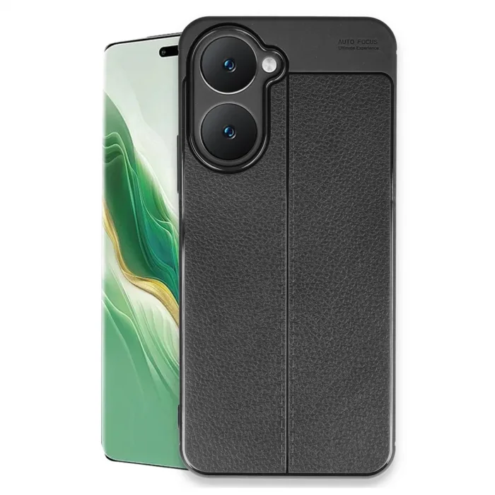 Newface Vivo Y18 Kılıf Auto Focus Kapak - Siyah