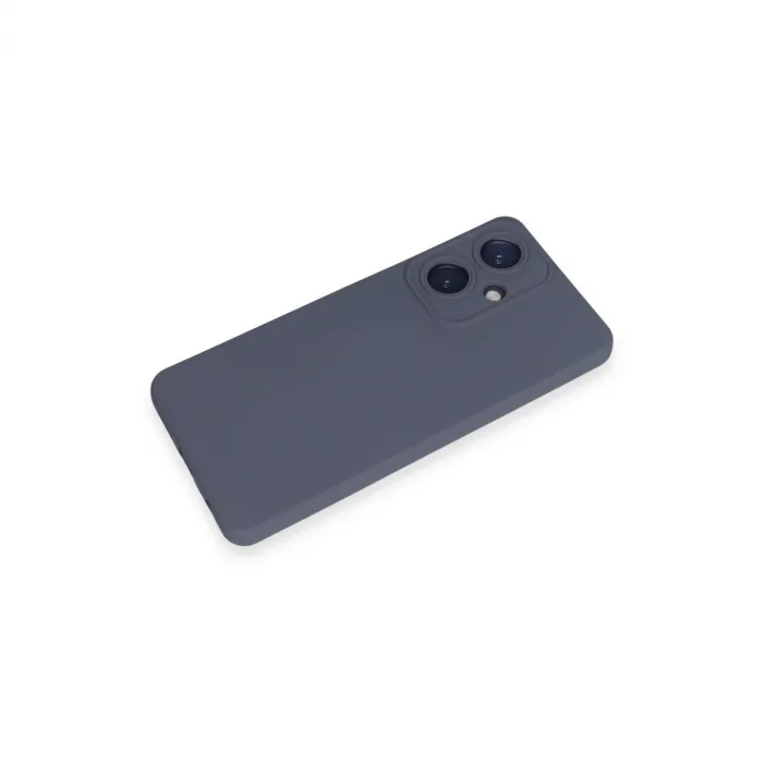 Newface Vivo Y27 Kılıf Nano İçi Kadife Silikon - Gri