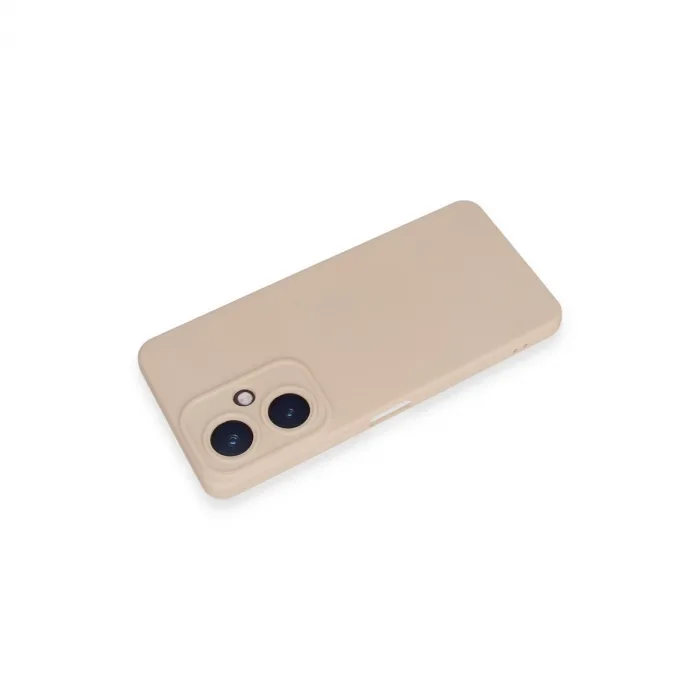 Newface Vivo Y27 Kılıf Nano İçi Kadife Silikon - Pudra