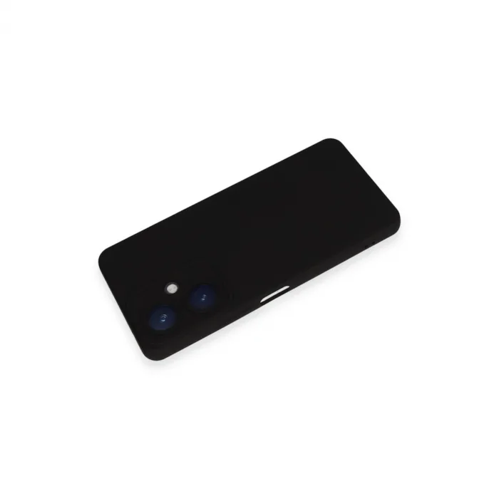 Newface Vivo Y27 Kılıf Nano İçi Kadife Silikon - Siyah