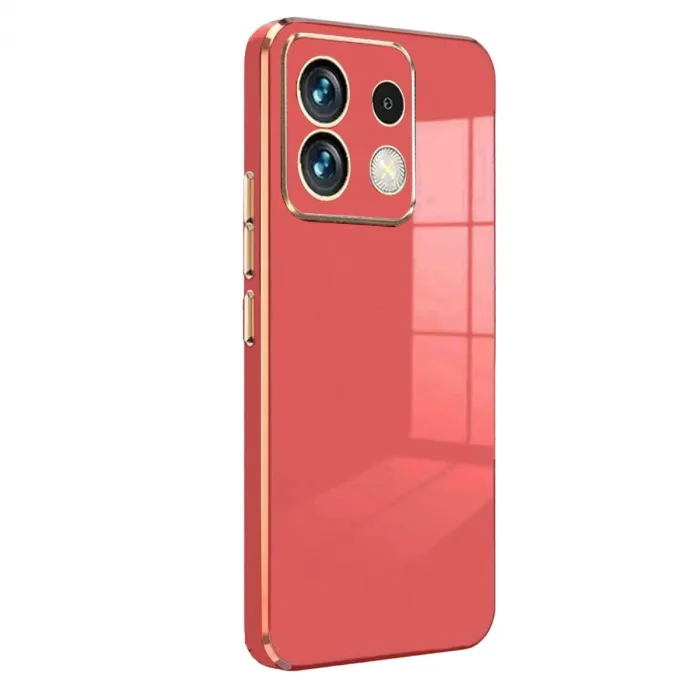 Newface Xiaomi Poco M6 Pro 4g Kılıf Volet Silikon - Kırmızı