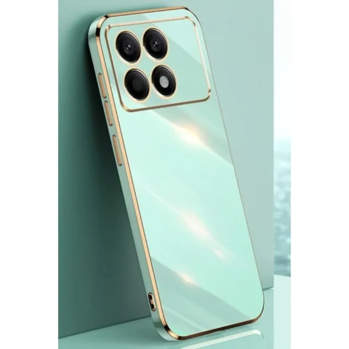 Newface Xiaomi Poco X6 Pro Kılıf Volet Silikon - Açık Yeşil