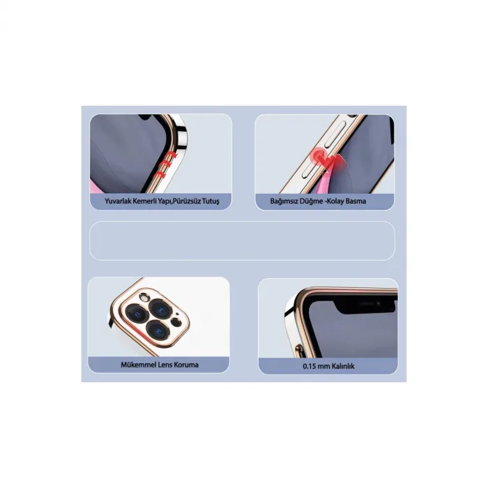 Newface Xiaomi Redmi 13 4g Kılıf Volet Silikon - Kırmızı