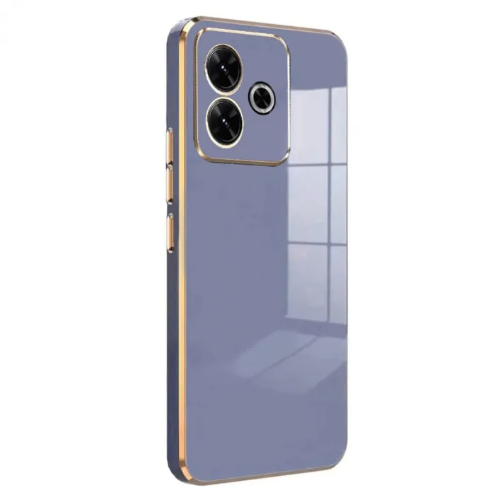 Newface Xiaomi Redmi 13 4g Kılıf Volet Silikon - Mavi