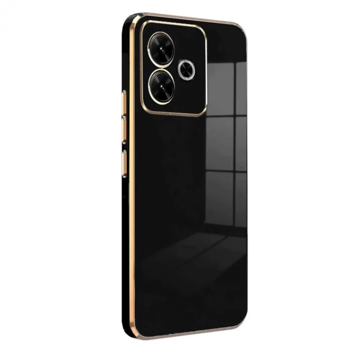 Newface Xiaomi Redmi 13 4g Kılıf Volet Silikon - Siyah