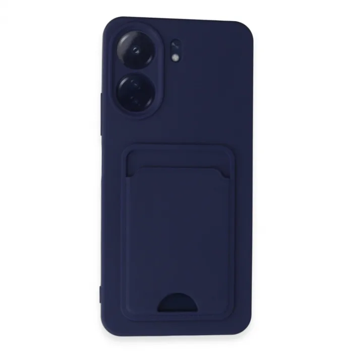 Newface Xiaomi Redmi 13c Kılıf Kelvin Kartvizitli Silikon - Lacivert