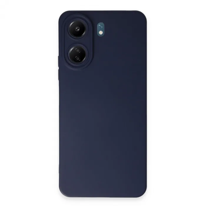 Newface Xiaomi Redmi 13c Kılıf Nano İçi Kadife Silikon - Lacivert