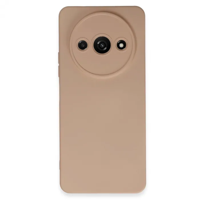 Newface Xiaomi Redmi A3 4g Kılıf Nano İçi Kadife Silikon - Pudra