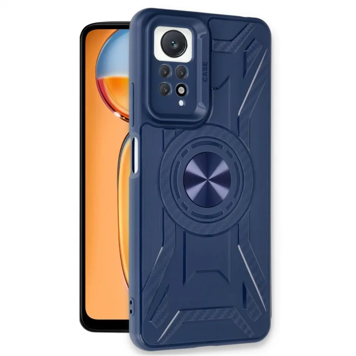 Newface Xiaomi Redmi Note 12 Pro 4g Kılıf Lincoln Silikon - Lacivert