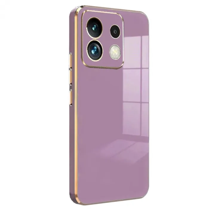 Newface Xiaomi Redmi Note 13 4g Kılıf Volet Silikon - Mor