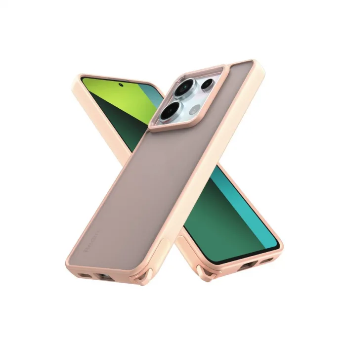 Newface Xiaomi Redmi Note 13 Pro 5g Kılıf Elegant Kapak - Pudra