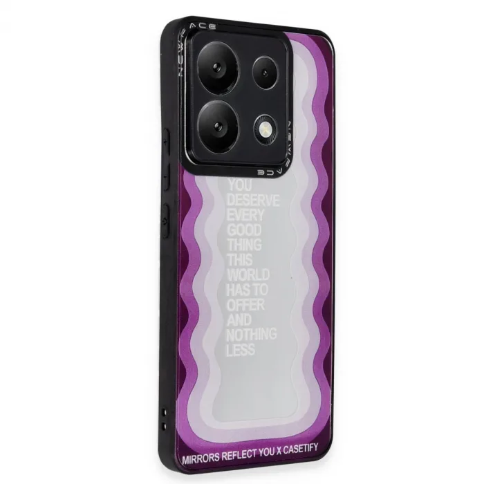 Newface Xiaomi Redmi Note 13 Pro 5g Kılıf Mirror Desenli Kapak - Mirror - 5