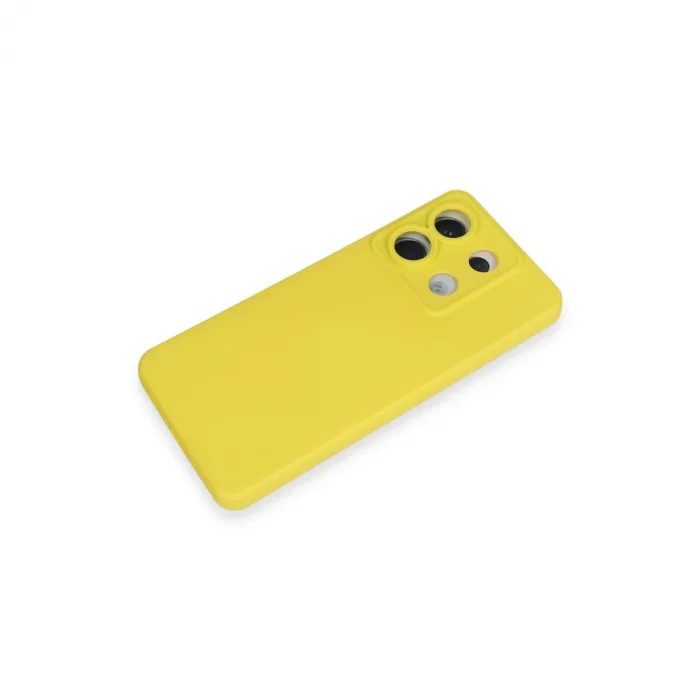 Newface Xiaomi Redmi Note 13 Pro 5g Kılıf Nano İçi Kadife Silikon - Sarı