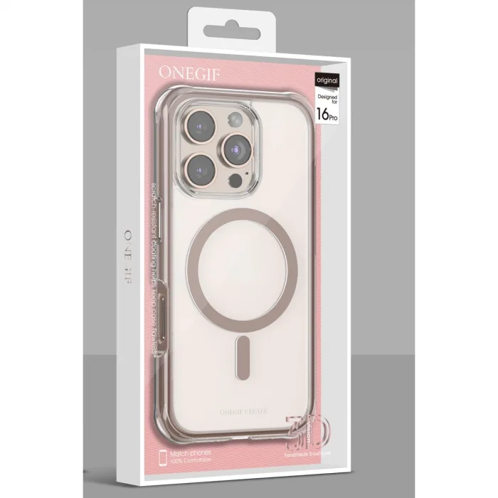 Onegif Apple İphone 16 Pro Hulk Magsafe Kapak - Beyaz