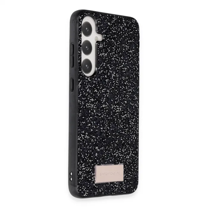 Onegif Samsung Galaxy A55 5g Bright Simli Kapak - Siyah