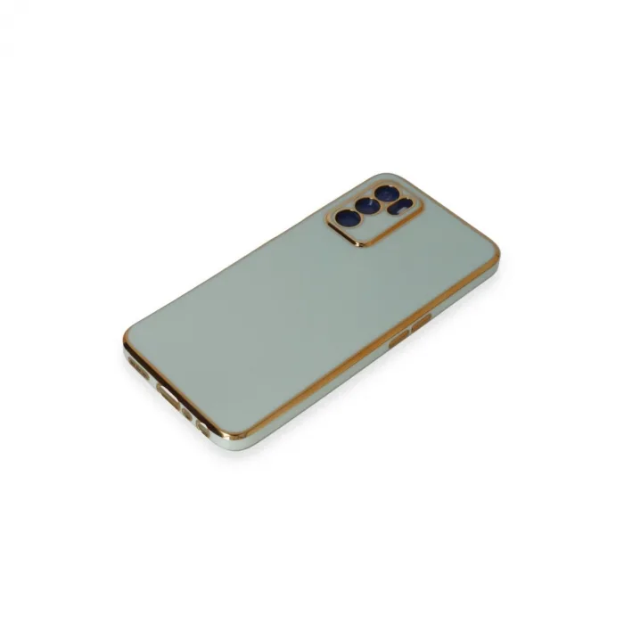 Oppo A16 Kılıf Volet Silikon - Açık Yeşil