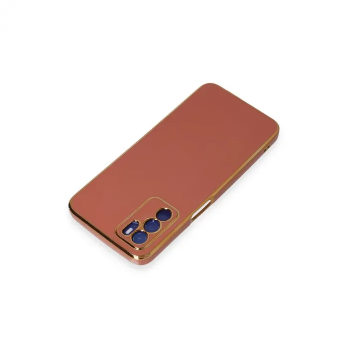 Oppo A16 Kılıf Volet Silikon - Kırmızı