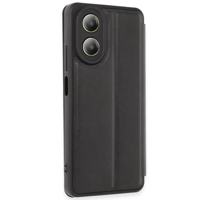 Oppo A38 Kılıf Flip Cover - Siyah