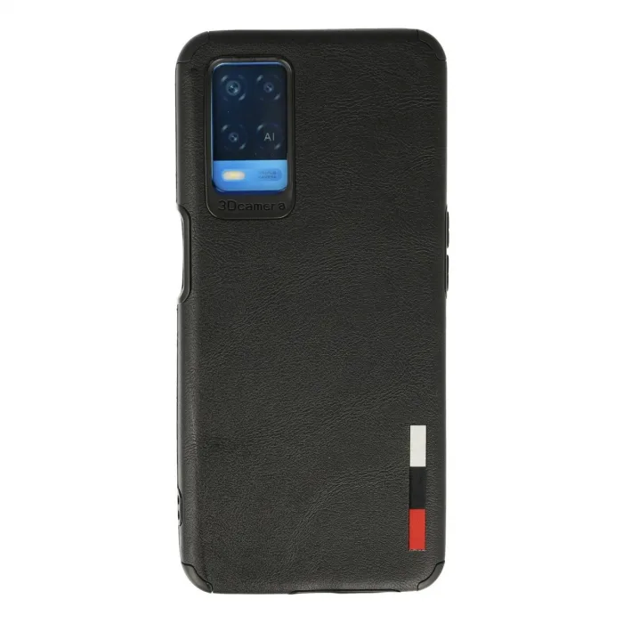 Oppo A54 4g Kılıf Loop Deri Silikon - Siyah