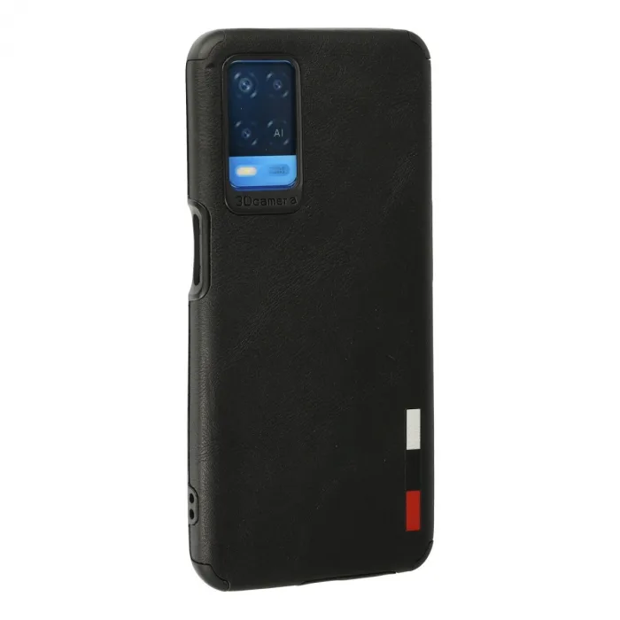 Oppo A54 4g Kılıf Loop Deri Silikon - Siyah